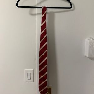 Oscar Red striped tie